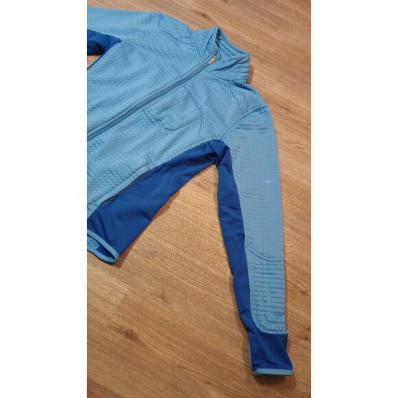 VINTAGE Nike Sphere Thermal Jacket Womens Medium Track Full Zip Waffle Running - Picture 2 of 16